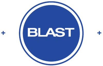 Blast Logo   bright blue
