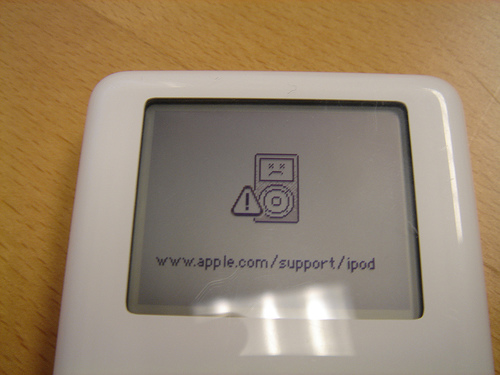 sad ipod