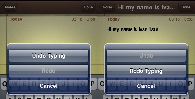 undo