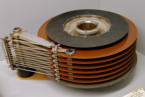 Dissected hard drive, by Marcin Wichary