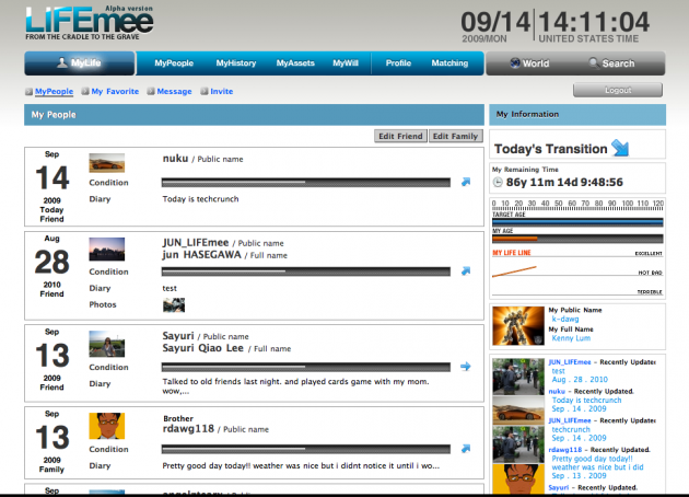 lifemee_lifestream