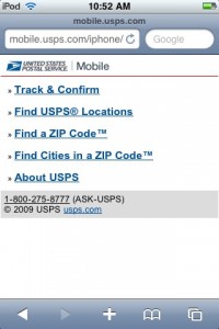 USPS mobile