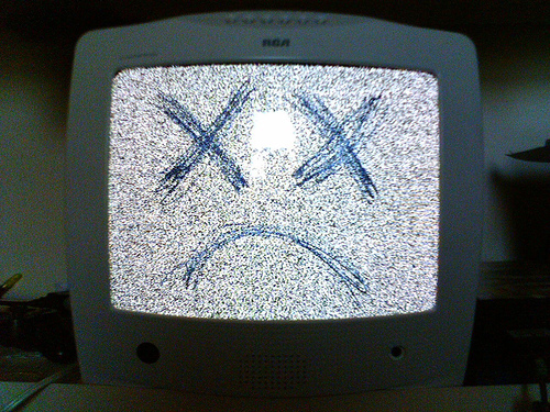 Dead TV by rickremington
