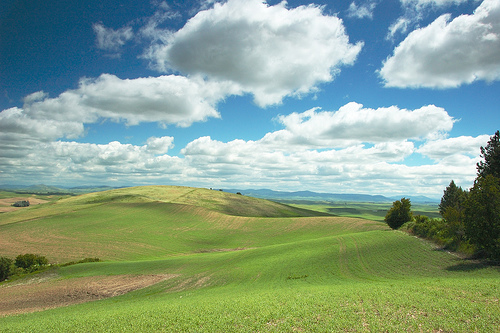 clouds over hills by vsz