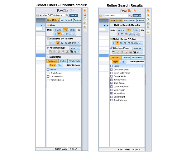 FewClix - Smart Filters & Refine Search Results