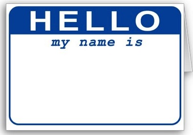 name tag
