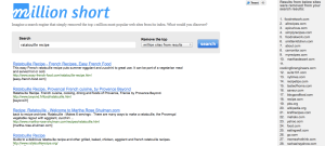 millionshort screenshot
