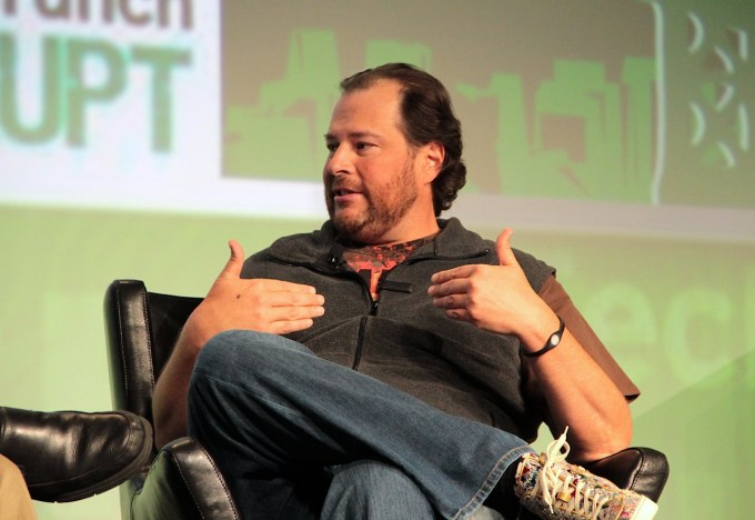 Marc Benioff at Disrupt