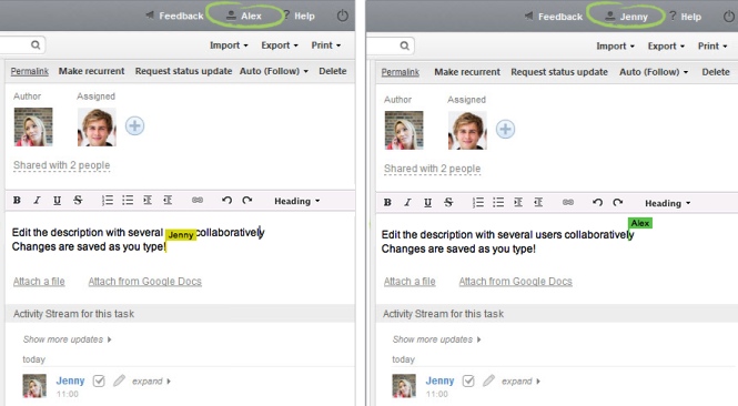 Wrike screenshot