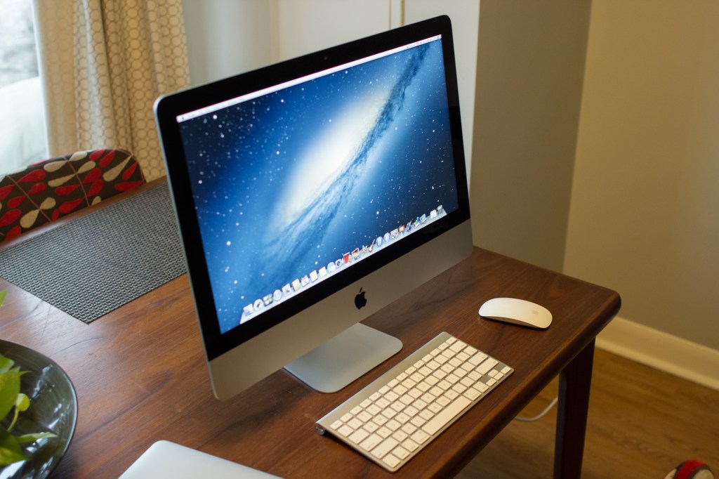 a photo of a 2012 iMac with an Intel chip.