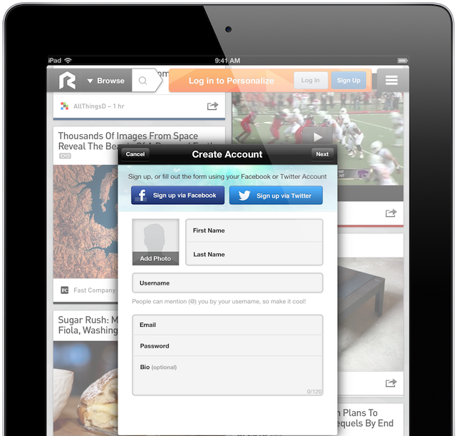 Rockmelt Login WIth Email
