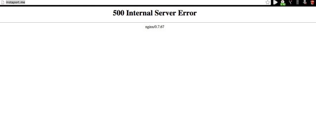500 Internal Server Error