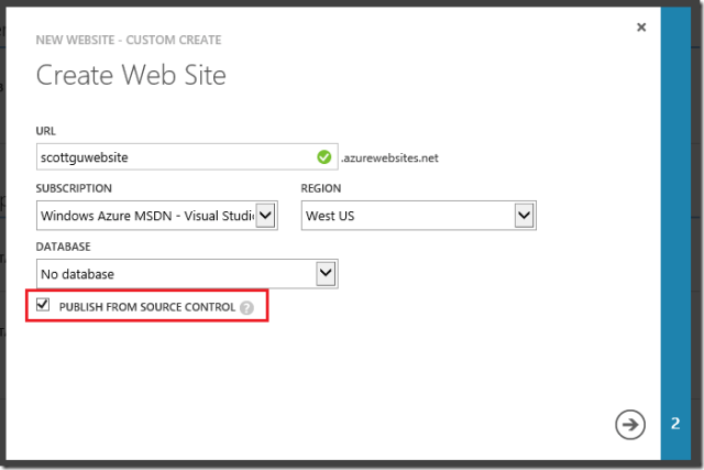 createwebsiteazure