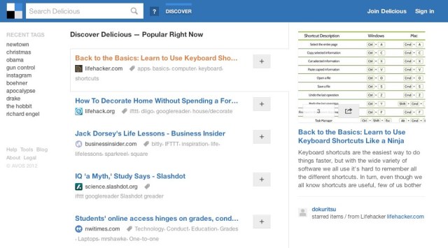 Discover – Delicious