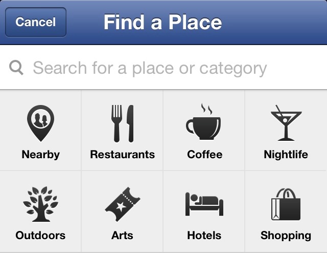 Facebook Nearby