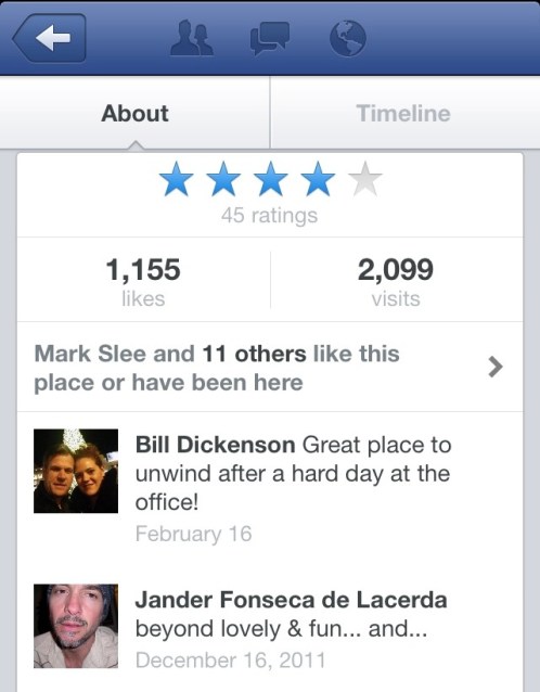 Facebook Recommendations