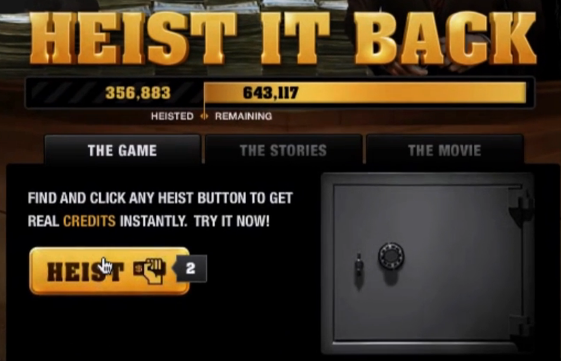 Heist Game Rewards