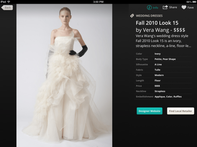 OneWed ipad dress