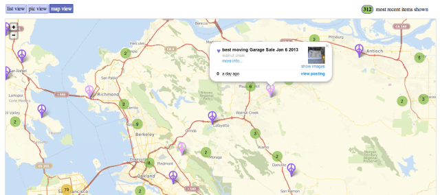 craigslist maps