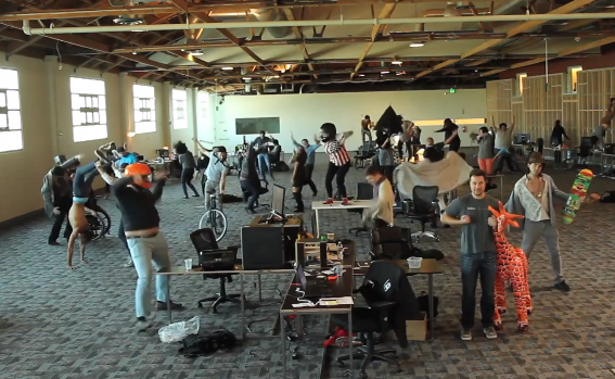 Harlem Shake Office Climax