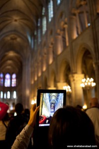 notre dame ipad photo