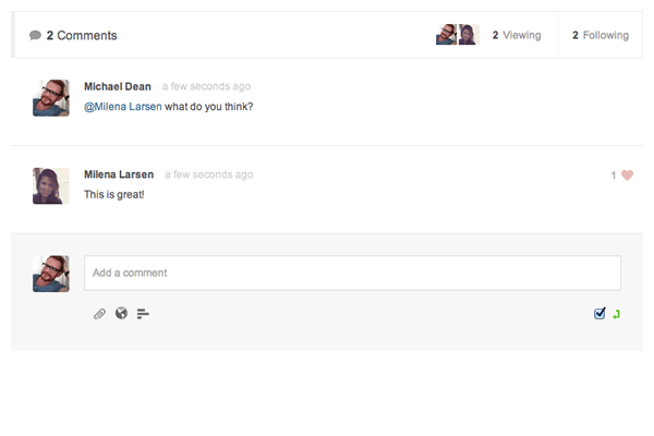Podio Live Comments Animated