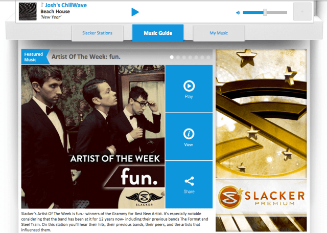 Slacker Screenshot