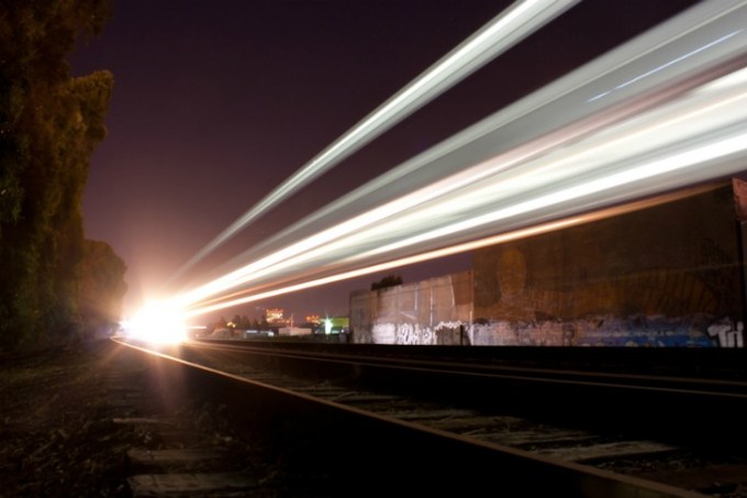 Apple Speeding Train