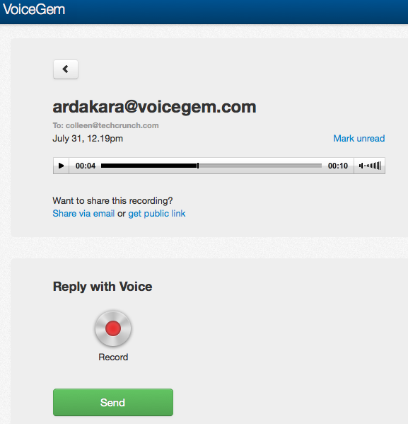 Voicegem Screenshot
