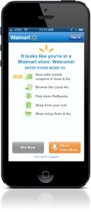 1A. Prompt to enter store mode in scan and go test stores