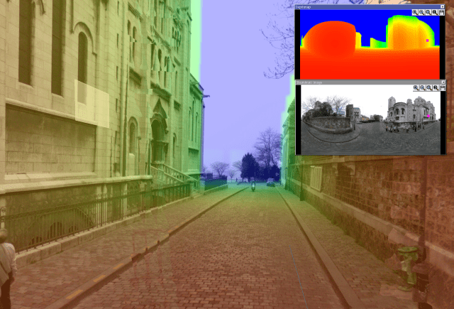 CB View - depth map