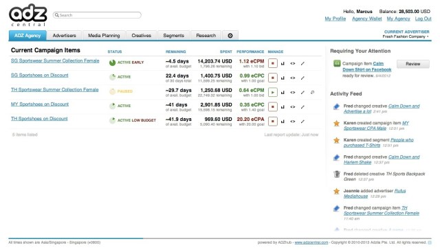 adzcentral screenshot