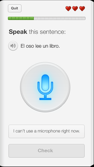 speak
