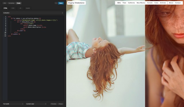 500px Portfolios - Code