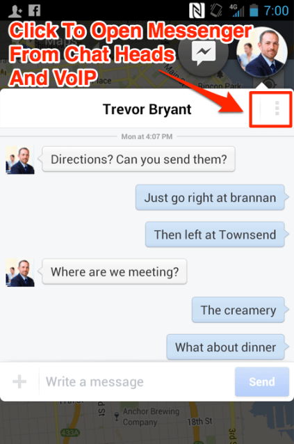 Facebook Chat Heads Map Multi-Tasking copy VoIP Done