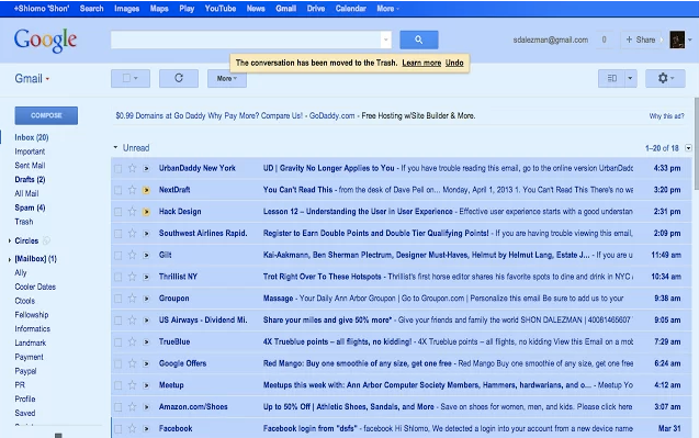 gmail blue