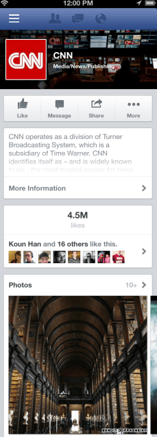 Mobile Brand Page