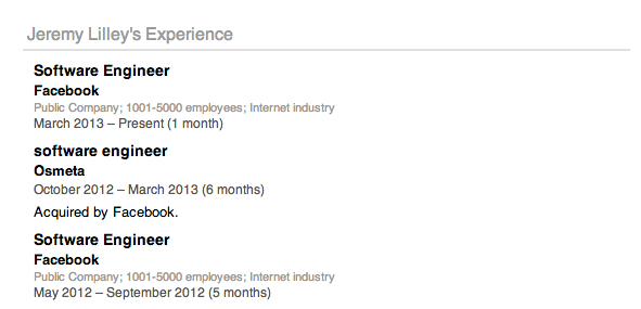 osmeta to facebook linkedin