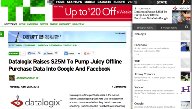 State Bookmarklet