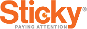 sticky logo