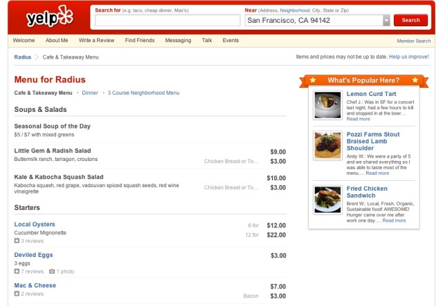 Yelp Locu - screenshot 2