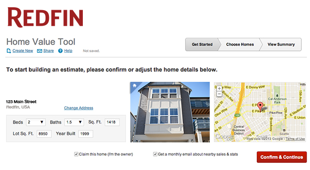 1. Redfin Home Value Start