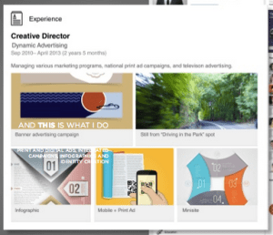 linkedin new profile