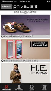 Privalia iOS app