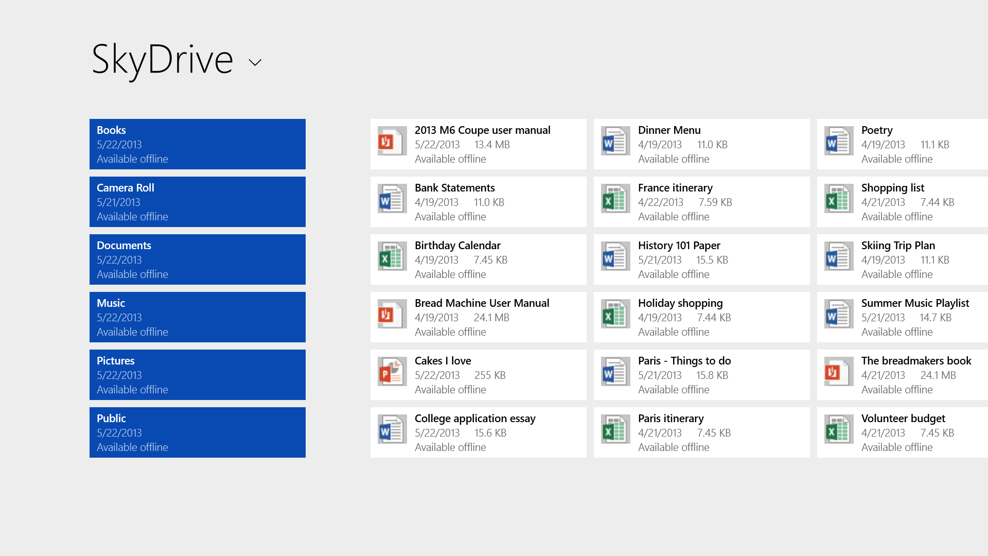 Windows 8.1 Pre-release SkyDrive - SkyDrive with Windows 8.1 gives you access to your files where you need it