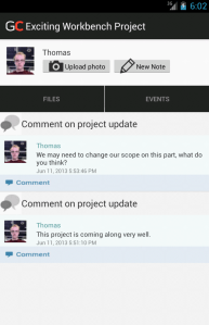 Android comment