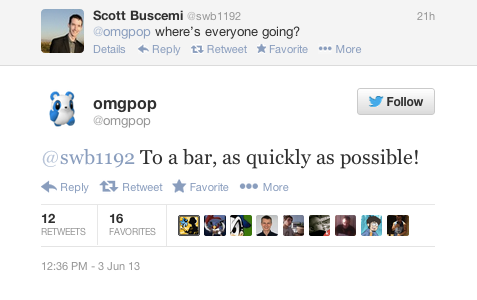 to the bar