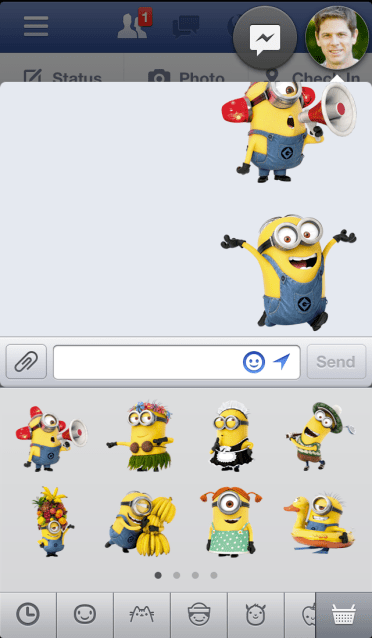 Using Stickers