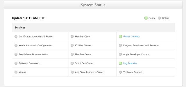 apple services status