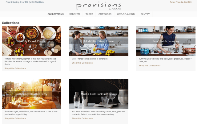 Collections on Provisions by Food52